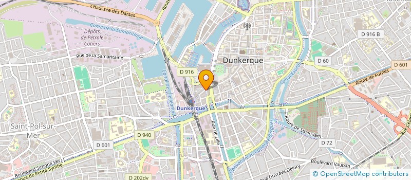 localisation de l'entreprise SCI SMV à DUNKERQUE