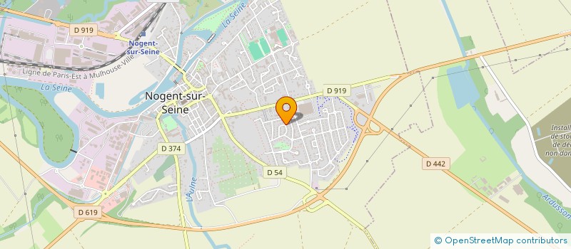 localisation de l'entreprise SCI SMV  NOGENT-SUR-SEINE