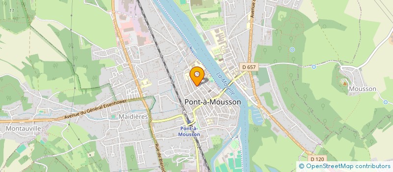 localisation de l'entreprise SCI SMVS  PONT-A-MOUSSON