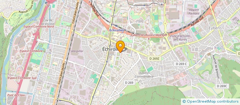 localisation de l'entreprise SCI SMY'S à ECHIROLLES
