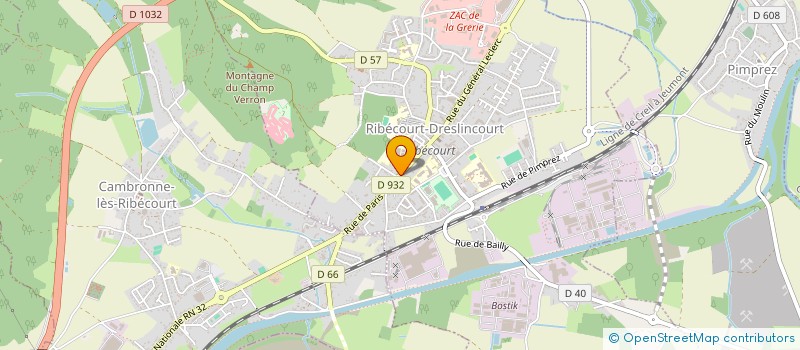 localisation de l'entreprise SCI SMYKIEL  RIBECOURT-DRESLINCOURT