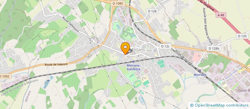 localisation de l'entreprise SCI SMYLAC  MOIRANS