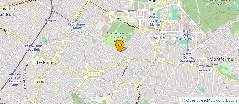 localisation de l'entreprise SCI SMZ à CLICHY-SOUS-BOIS