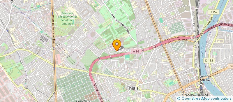 localisation de l'entreprise SCI SN à THIAIS