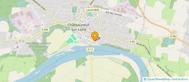 localisation de l'entreprise SCI SN & CO. à CHATEAUNEUF-SUR-LOIRE