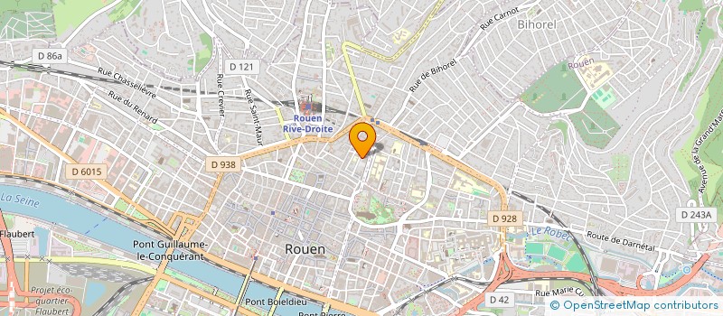 localisation de l'entreprise SCI SN IMMOBILIER à ROUEN