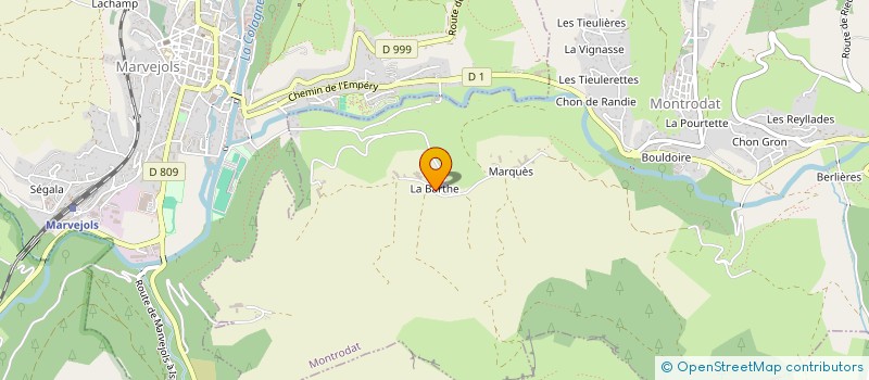 localisation de l'entreprise SCI SN42  MONTRODAT