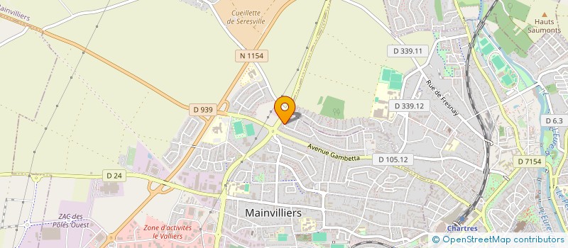 localisation de l'entreprise SCI SNA à MAINVILLIERS