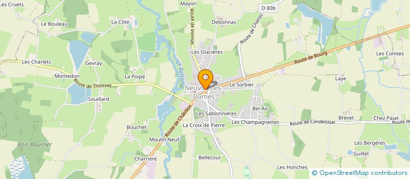 localisation de l'entreprise SCI SNACOSTEO  NEUVILLE-LES-DAMES