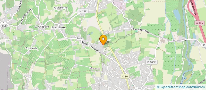 localisation de l'entreprise SCI SNAM IMMO  MORANCE