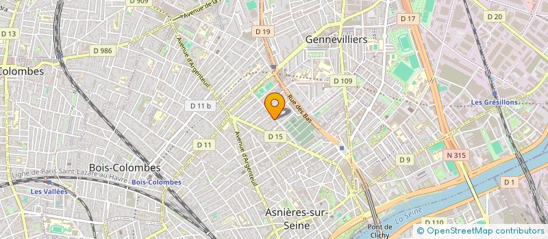 localisation de l'entreprise SCI SNAO à ASNIERES-SUR-SEINE