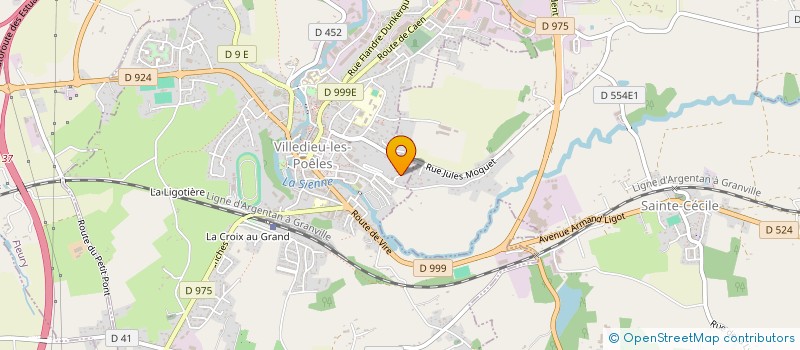 localisation de l'entreprise SCI SNAP-FLY  VILLEDIEU-LES-POELES-ROUFFIGNY