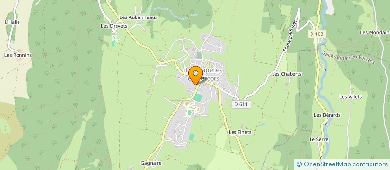 localisation de l'entreprise SCI SNB à LA CHAPELLE-EN-VERCORS