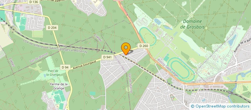 localisation de l'entreprise SCI SNB  VILLECRESNES