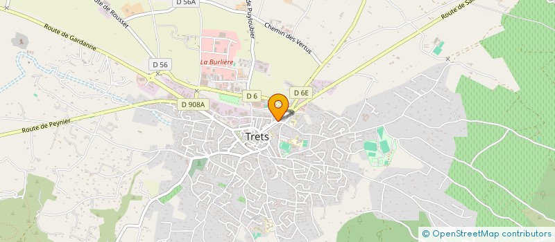 localisation de l'entreprise SCI SNBA à TRETS