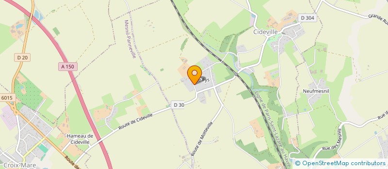 localisation de l'entreprise SCI SNBL  CIDEVILLE