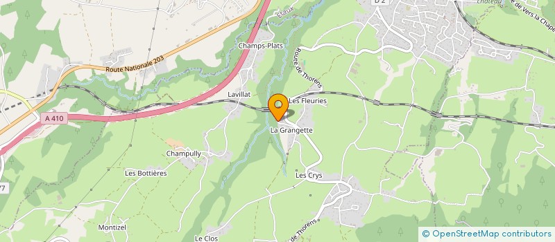 localisation de l'entreprise SCI SNC74  LA ROCHE-SUR-FORON