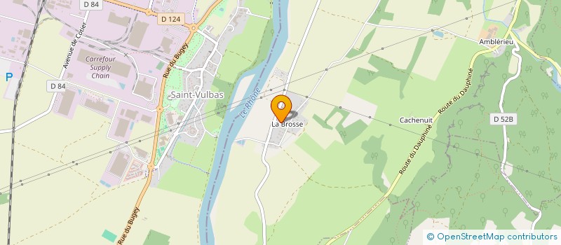 localisation de l'entreprise SCI SNCM LA BALME  LA BALME-LES-GROTTES