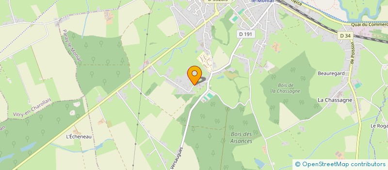 localisation de l'entreprise SCI SNCT  PARAY-LE-MONIAL