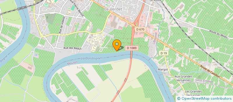 localisation de l'entreprise SCI SND  LIBOURNE