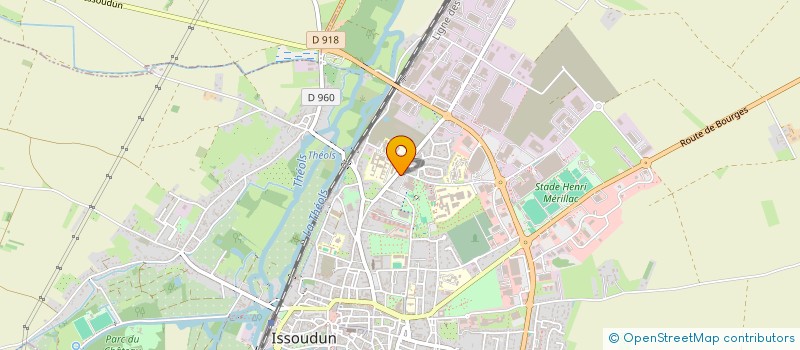 localisation de l'entreprise SCI SND  ISSOUDUN
