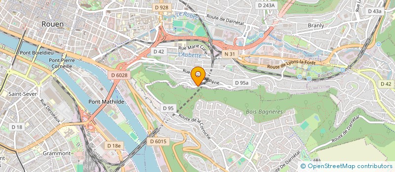 localisation de l'entreprise SCI SNDS à ROUEN