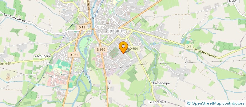 localisation de l'entreprise SCI SNEFROU  CONDOM