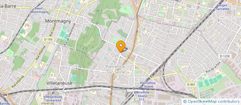 localisation de l'entreprise SCI SNEHA à PIERREFITTE-SUR-SEINE