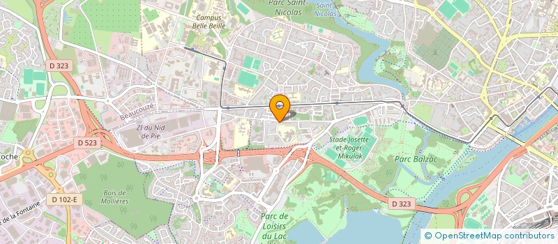 localisation de l'entreprise SCI SNG IMMO à ANGERS