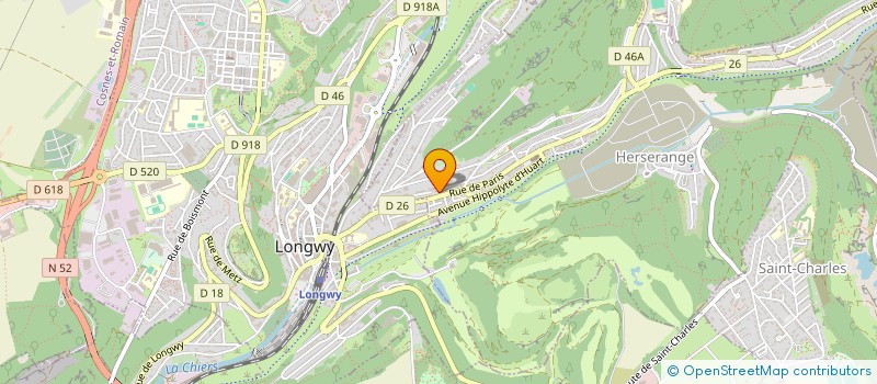 localisation de l'entreprise SCI SNG IMMO  HERSERANGE