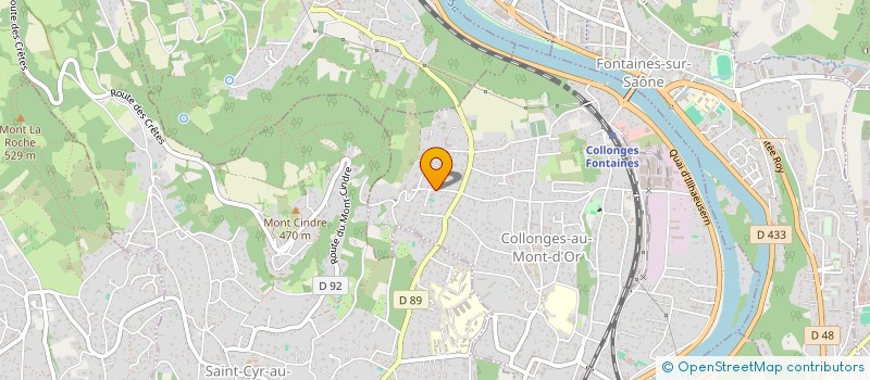 localisation de l'entreprise SCI SNGC  COLLONGES-AU-MONT-D'OR