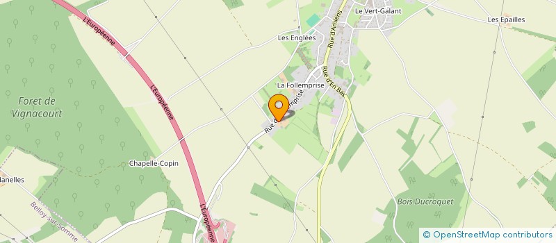 localisation de l'entreprise SCI SNJS  VIGNACOURT