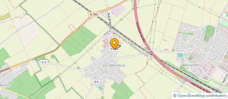 localisation de l'entreprise SCI SNK  REIMS