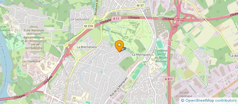 localisation de l'entreprise SCI SNL 44  CARQUEFOU