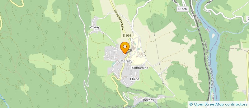 localisation de l'entreprise SCI SNL  CHANAY