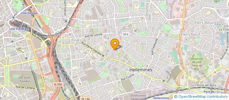 localisation de l'entreprise SCI SNMM à LILLE