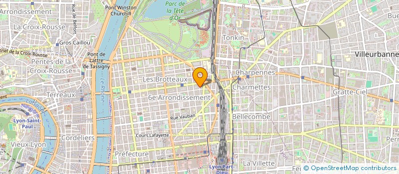 localisation de l'entreprise SCI SNOBINETTE  LYON