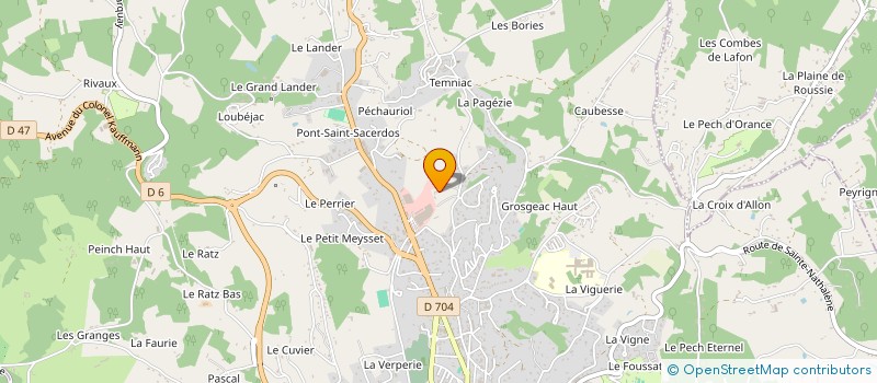 localisation de l'entreprise SCI SNOLY à SARLAT-LA-CANEDA