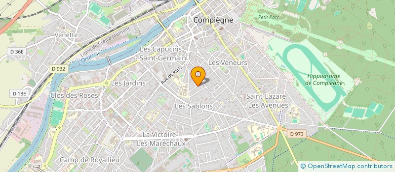 localisation de l'entreprise SCI SNP  COMPIEGNE