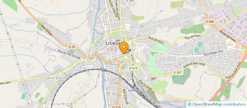 localisation de l'entreprise SCI SNR à LISIEUX