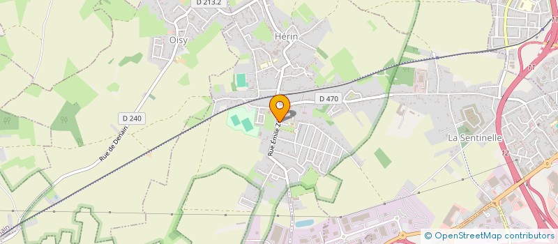 localisation de l'entreprise SCI SNS  HERIN