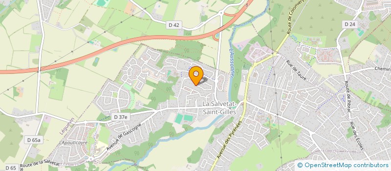 localisation de l'entreprise SCI SNTE  LA SALVETAT-SAINT-GILLES