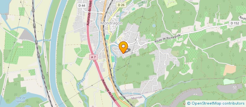 localisation de l'entreprise SCI SNTS  MONDRAGON