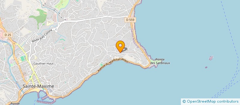 localisation de l'entreprise SCI SO-1 INVEST à SAINTE-MAXIME
