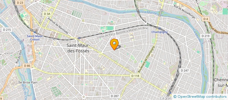 localisation de l'entreprise SCI SO 13 à SAINT-MAUR-DES-FOSSES