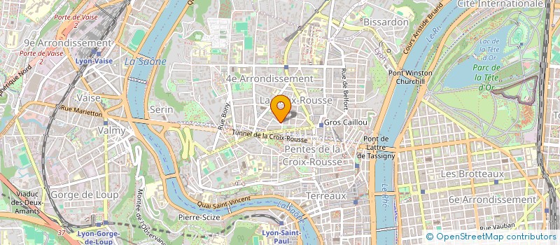 localisation de l'entreprise SCI SO  LYON