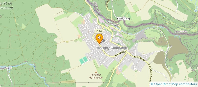 localisation de l'entreprise SCI SO AND CO  HUSSIGNY-GODBRANGE