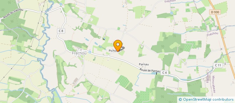 localisation de l'entreprise SCI SO BO  FRECHOU