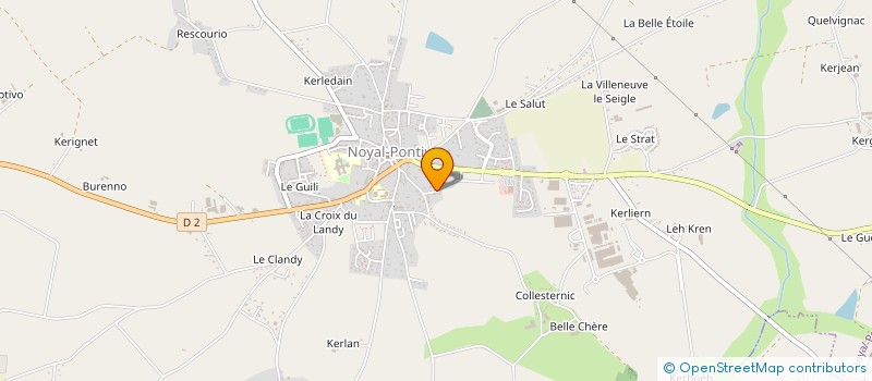 localisation de l'entreprise SCI SO.CAT  NOYAL-PONTIVY