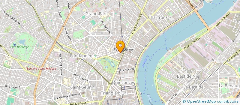 localisation de l'entreprise SCI SO FLAMANT  BORDEAUX